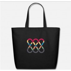 Celtic Symbols Knote Linear Colorful Gift Idea Black Eco-Friendly Tote Bag